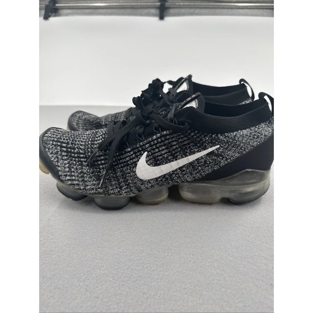 Nike‎ Air VaporMax Flyknit 3 Running Shoes Mens 13 Oreo Black/White Training Gym
